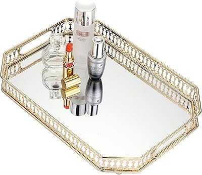 Perfume Tray, Mirrored Tray, Vanity Tray with Rectangle Metal for Dresser, Bathroom, Bedroom, Countertop Organizer (Gold). hotep.ng: Bringing the market to your fingertips, 24/7. Explore our extensive catalog of products from fashion to home goods and beyond. Experience the convenience of online shopping with the personal touch of local service.