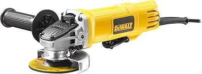 Dewalt Professional Angle Grinder, 100mm, 800W, Paddle Switch, Yellow/Black, DWE4002-B53, 1 Year Warranty. hotep.ng brings the best of Nigerian commerce to your fingertips. Support local businesses while accessing global trends all in one place. Shop with confidence knowing that we prioritize quality and authenticity.