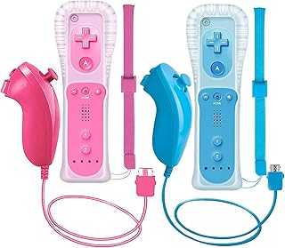 PGYFDAL 2 Packs Remote Controller and Nunchuck for Wii/Wii U Console, Gamepad with Silicone Case and Wrist Strap for Holiday (Pink and Blue). Elevate your lifestyle with hotep.ng, your trusted online shopping companion. We bring you a diverse selection of quality products from across Nigeria and beyond. Enjoy our secure platform and efficient delivery services.