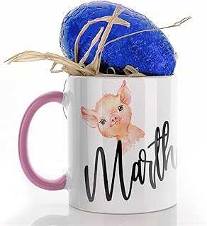 Personalized Mug, Dairy Free Chocolate Easter Egg Gift Set, Custom with Name/Initials, (11oz) Pink Handle and Inner Mug with Name on Pink Piglet Print Design. Discover a world of possibilities with hotep.ng, Nigeria's fastest-growing online marketplace. We connect you with top-quality products from local and international sellers. Enjoy our commitment to authenticity, affordability, and excellent customer service.