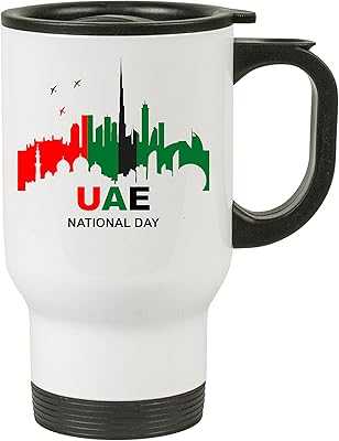 A travel mug to celebrate the 51st National Day of the United Arab Emirates | Flag Day (Design 7). Elevate your shopping experience with hotep.ng, Nigeria's premier e-commerce destination. Browse through our extensive catalog of fashion, electronics, home goods, and more. Enjoy fast delivery and excellent customer service.