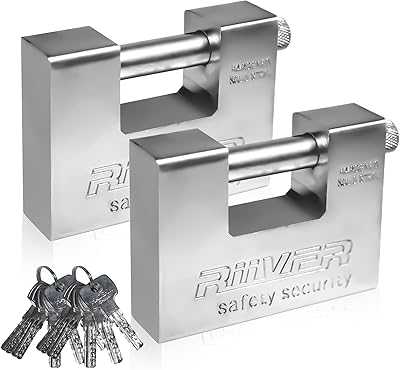 2 Pack 94mm Heavy Duty Container Padlock, High Security 1kg Container Padlock, 12mm Thick Shackle, Waterproof Outdoor Shipping Container Padlock with Keys for Container Sheds, Gates, Garages, Warehouses. Discover the hotep.ng difference: unmatched variety, competitive prices, and exceptional service. Our platform is designed to make your online shopping experience smooth and enjoyable. From fashion to electronics, we've got you covered.