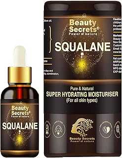 Beauty Secrets Certified Organic Squalane Facial Oil | Lightweight Anti-Aging Face Oil for Glowing Skin | Face Moisturizer for Women & Men for All Skin Types - 30ml. hotep.ng: Your gateway to a world of products, right here in Nigeria. We offer an unparalleled range of items, from daily essentials to luxury finds. Experience the joy of hassle-free online shopping with our trusted platform.