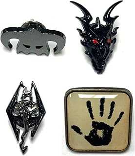 Silver Buffalo The Elder Scrolls V Skyrim - Lapel Pins Set of 4, Black, One Size, Silver. Elevate your shopping experience with hotep.ng, Nigeria's premier e-commerce destination. Browse through our extensive catalog of fashion, electronics, home goods, and more. Enjoy fast delivery and excellent customer service.