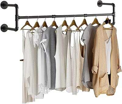 Wall Mounted Clothes Rack, 130cm Detachable and Adjustable Industrial Clothes Rack, Heavy Duty Iron Clothes Rail with 3 S Hooks. hotep.ng is transforming Nigerian retail one click at a time. We bring you a curated selection of quality products from local artisans and global brands. Enjoy our commitment to authenticity, affordability, and excellent customer support.