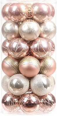 Sea Team 60mm/2.36" Delicate Contrast Color Glitter Christmas Tree Pendants Hanging Xmas Ball Ornaments - 30pcs (Rose Gold & Light Gold). Experience the best of both worlds with hotep.ng: local charm and global trends. We offer an unparalleled range of products to suit every taste and budget. Enjoy the convenience of online shopping with the trust of a Nigerian brand.