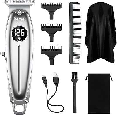 Kemei 1948 Cordless Hair Clipper for Men, Gapless Electric Shaver with LCD Display, Rechargeable T-Shaver for Hairdressers and Barbers, Silver. Join the hotep.ng revolution and elevate your online shopping experience. We offer an unparalleled range of products to enhance every aspect of your life. Discover why we're the preferred choice for savvy Nigerian consumers.