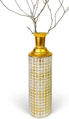 Tall Floor Vase, 21.25 Inch Tall Gold Metal Decorative Floor Vase, Large Floor Vase for Home Decor. Join the digital shopping revolution with hotep.ng. We offer an extensive array of products to suit every need and occasion. Enjoy our commitment to quality, affordability, and exceptional customer service.