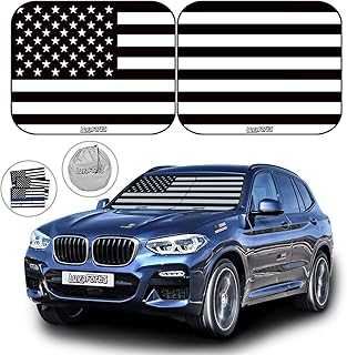 2Pcs Universal Car Front Windshield Sun Shade American Flag for Cars Trucks SUV Foldable UV Rays Blocker Keep Car Cool Auto Interior Protection (Black, Medium). hotep.ng: Where tradition meets innovation in the world of online shopping. Explore our vast selection of products that cater to your every need. Enjoy secure transactions and hassle-free returns with our customer-first approach.