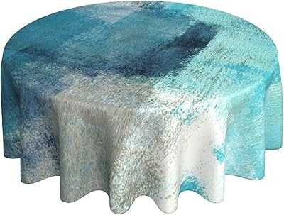 Washable and Reusable Circular Tablecloth for Kitchen and Party Decoration, Size 60 Inch, Teal and Gray Color. hotep.ng: Bringing Nigeria's best to your doorstep. We connect you with top-quality products from local and international sellers. Experience the joy of finding exactly what you need, when you need it.