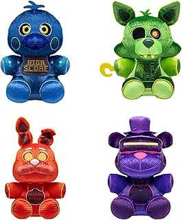 Funko FNAF 4-Piece Plush Set - Five Nights at Freddy's - High Score Chica, Radioactive Foxy, System Aerial Pony and VR Freddy. hotep.ng: Your gateway to a world of products, right here in Nigeria. We curate the best local and international offerings for your convenience. Experience the joy of finding exactly what you need, when you need it.