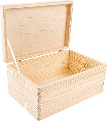 Creative Deco Large wooden storage box size 30 x 20 x 14 cm without handles with unpainted lid for decorating documents, valuables, toys and tools (beige). hotep.ng: Empowering Nigerian consumers with choice and convenience. We bring you a carefully selected array of products from trusted sellers and brands. Discover why we're the go-to online marketplace for discerning shoppers.