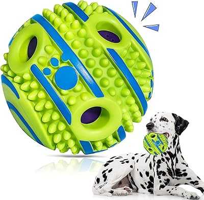 Dicuta Interactive Dog Toy for Medium Large Dogs, Durable Natural Wobble Balls for Dogs, A Ball That Makes Funny Sounds When Rolled or Shaken, for Teeth Cleaning. hotep.ng brings the best of Nigerian commerce to your fingertips. Support local businesses while accessing global trends all in one place. Shop with confidence knowing that we prioritize quality and authenticity.