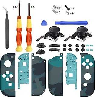 2Pcs Joycon Replacement Joystick Repair Kit and DIY Replacement Case for Nintendo Switch, Includes Screws, Spring and Thumb Grip Repair Tools. Experience the best of Nigerian e-commerce with hotep.ng. We bring you a carefully selected range of products to enhance your daily life. Discover why we're the go-to online marketplace for discerning Nigerian shoppers.