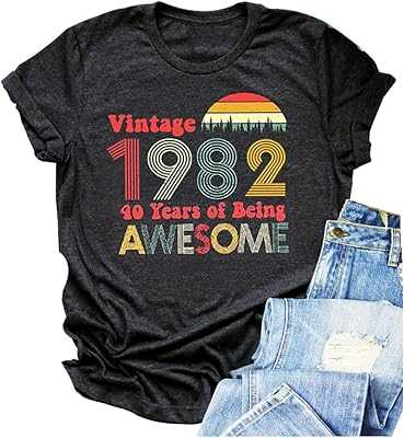 Vintage 1982 Shirt for Women, 40th Birthday T-Shirt for Women, 1982 Birthday Gift Shirts, Retro Birthday Party Shirts. hotep.ng: Where Nigerian consumers come first. We offer an extensive range of products to suit every lifestyle and budget. Experience the convenience of 24/7 shopping with our trusted and efficient e-commerce platform.