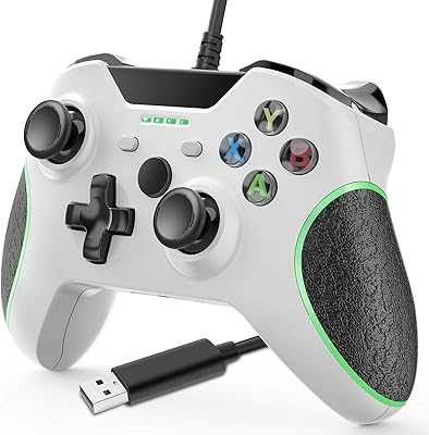 Xbox One Wired Remote Control, USB Remote Control with Dual Vibration and Audio Jack for Xbox One/Xs/S PC Windows 7/8/10 (White). At hotep.ng, we're passionate about connecting Nigerian shoppers with quality products. Our platform offers a seamless blend of local treasures and international favorites. Experience the joy of discovering new brands and supporting local businesses.