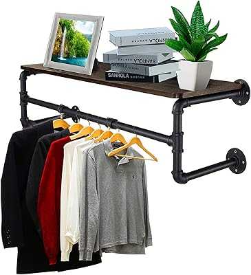 Garment Rack with Top Shelf, 105cm Industrial Wall Mounted Garment Rack, Space Saving Hanging Clothes Rack, Detachable Heavy Duty Multi-Purpose Hanging Rod for Closet Storage. Join the hotep.ng family and transform your online shopping experience. We offer a wide range of categories including fashion, electronics, home & living, and more. Enjoy our user-friendly interface and secure payment options.