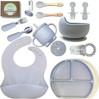 Odoo Baby Feeding Supplies for Weaning (17Pcs), Odoo Baby Feeding Set | Silicone Suction Baby Bowl | Self Feeding Set with Spoons, Bibs, Cup and Suction Plate for Infants (Grey). Join the hotep.ng revolution and transform the way you shop online. We bring you a carefully curated selection of products from Nigeria and beyond. Enjoy our user-friendly interface, secure transactions, and prompt delivery services.