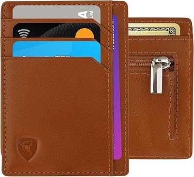 RFID Credit Card Holder for Men - Slim Leather Wallet for Men, Dark Beige Zip Around, Sleek. Experience the convenience of 24/7 shopping with hotep.ng, Nigeria's trusted e-commerce platform. Find everything from daily essentials to luxury items at competitive prices. Let us bring the market to your doorstep.