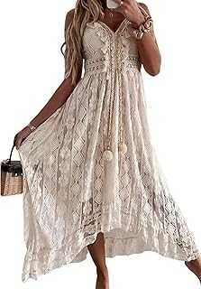 Women's Easy Wear Summer Long Dress Lace Up V Neck Ruffles Beach White Dress. Join the digital shopping revolution with hotep.ng. We offer an extensive array of products to suit every need and occasion. Enjoy our commitment to quality, affordability, and exceptional customer service.