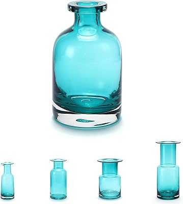 Glass Flower Vase, Light Blue and Green, 4" Tall - Handmade Antique Blue Bottle Vases for Living Room and Kitchen - Luxurious and Elegant Home Decor Turquoise. Discover the hotep.ng difference: unparalleled variety, unbeatable prices, and unmatched service. Our platform is designed to make your online shopping experience smooth and enjoyable. From fashion to electronics, we've got you covered.