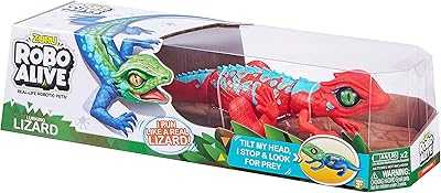 Robo Alive Zuru Red and Blue Lurking Lizard Series 2 Battery Operated Interactive Electronic Reptile (Red Blue). hotep.ng: Your gateway to a world of products, right here in Nigeria. We offer an unparalleled range of items, from daily essentials to luxury finds. Experience the joy of hassle-free online shopping with our trusted platform.