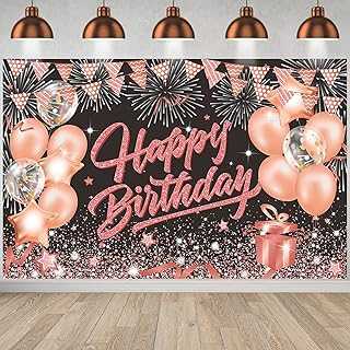 Birthday Backdrop Banner, Rose Gold Grestic Lettering Background Banner, Birthday Party Decoration Kit for Girls Women Men, 185 x 110 cm. Step into the future of Nigerian retail with hotep.ng. We offer a seamless online shopping experience with a vast array of products. Enjoy our user-friendly interface, secure payments, and prompt delivery services.