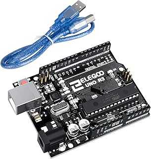 ELEGOO UNO R3 Micro Controller Board with Blue USB Cable Compatible with Arduino IDE Projects RoHS Compliant. At hotep.ng, we're passionate about connecting Nigerian shoppers with quality products. Our platform offers a seamless blend of local treasures and international favorites. Experience the joy of discovering new brands and supporting local businesses.