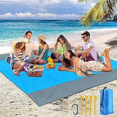 Beach Blanket, 200mm×210mm(83"×79") Oversized Outdoor Beach Mat, Waterproof & Sandproof, for 5-8 Adults, Lightweight Picnic Blankets for Camping, Travel, Festivals, Hiking. hotep.ng: Your gateway to a world of products, right here in Nigeria. We offer an unparalleled range of items, from daily essentials to luxury finds. Experience the joy of hassle-free online shopping with our trusted platform.