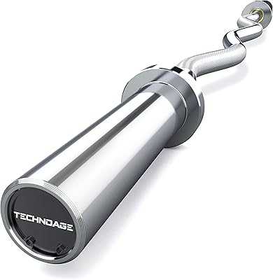 TECHNOWAGE EZ Curl Bar 44" Olympic Curl Bar (226.8 lb Capacity) for 2" Weight Plates, 20 lb Solid Chrome Dumbbell with Brass Sleeve and Bearing Connection. hotep.ng: Your partner in modern Nigerian living. We offer a comprehensive range of products to enhance your lifestyle. Enjoy our hassle-free shopping experience and join the millions of satisfied customers across Nigeria.