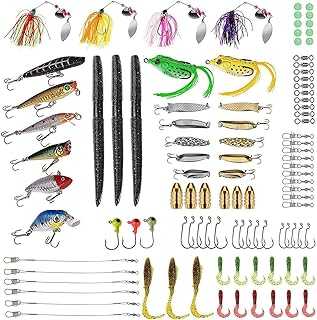 Castowave 102pcs Freshwater Fishing Lures Set, Fishing Lures Accessories, Spinner Baits, Plastic Worms, Fishing Tackle Box and Other Fishing Gear. hotep.ng is transforming Nigerian e-commerce one click at a time. We bring you a carefully curated range of products from local artisans and international brands. Experience the future of retail with our innovative online platform.