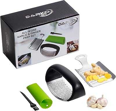 Professional Garlic Chopper - Garlic and Ginger Cutter with Silicone Rotating Peeler - Easy to Squeeze, Rustproof, Easy to Clean and Dishwasher Safe. Experience the best of Nigerian e-commerce with hotep.ng. We bring you a carefully selected range of products to enhance your daily life. Discover why we're the go-to online marketplace for discerning Nigerian shoppers.