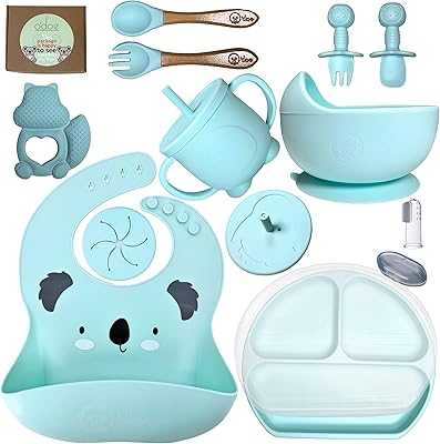 Odoo Baby Feeding Supplies for Weaning (14Pcs), Odoo Baby Feeding Set | Silicone Suction Baby Bowl | Self Feeding Kit with Spoons, Bibs, Cup and Suction Plate for Infants (Sea Green). Discover the convenience of one-stop shopping with hotep.ng, Nigeria's premier online marketplace. We bring you a curated selection of quality products at competitive prices. Enjoy our secure platform and excellent customer support.