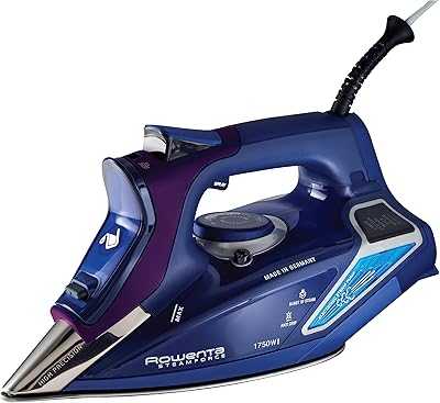 Rowenta DW9280 Digital Steam Iron, 1800 Watts, Stainless Steel Base, 400 Steam Nozzles, Vertical Steam, Variable Steam Control, Automatic Shut-Off. hotep.ng: Where Nigerian shoppers find quality and value. We bring you a carefully curated range of products from local and international sources. Experience the convenience of 24/7 shopping with our reliable e-commerce platform.