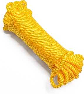 Jayshree Ropes 6mm Twisted Nylon Rope for Hanging Drying Clothes, Flexible Lightweight Twisted Rope, Versatile for Outdoor Camping, Boating, Industrial Rope - Yellow (Length 15M). Embrace the digital revolution in Nigerian retail with hotep.ng. We bring you a curated selection of products from trusted brands and artisans. Enjoy the convenience of shopping from anywhere, at any time, with our mobile-friendly platform.