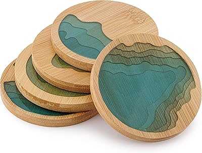 Bamboo Coasters, Epoxy Resin Coasters, Drink Coasters, Dining Table Accessories, Handmade Round Ocean Wave Pattern, Birthday Gift, Housewarming Decoration, 5 Pcs. hotep.ng: Where Nigerian shoppers come first. We offer an extensive range of products to suit every taste and budget. Experience the convenience of 24/7 shopping with our reliable and efficient e-commerce platform.