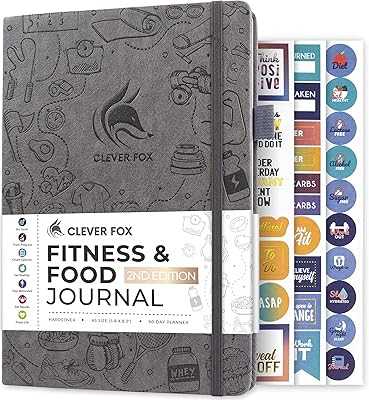 Clever Fox Fitness & Food Journal - Nutrition and Workout Planner for Women and Men - Diet and Gym Exercise Notebook with Calendars, Diet and Workout Trackers - Undated, A5 Size, Hardcover (Grey). hotep.ng is revolutionizing the way Nigerians shop online. Benefit from our partnerships with top brands and local artisans for unbeatable variety. Enjoy exclusive deals and promotions available only to our loyal customers.