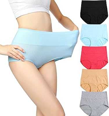 Kaunis Women's Cotton High Waist Postpartum Recovery Panties, Soft and Stretchy Full Coverage Briefs (5 Pack), Multicolor. Discover the convenience of one-stop shopping with hotep.ng, Nigeria's premier online marketplace. We bring you a curated selection of quality products at competitive prices. Enjoy our secure platform and excellent customer support.