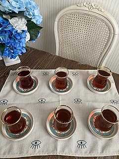 Ella Turkish Tea Set (Sermasik) 12 Piece Set (6 Cups and 6 Saucers). Turkish Tea Cups with Saucers 115 ml Made with High Quality Materials. Experience the convenience of modern retail with hotep.ng, Nigeria's premier online marketplace. We bring you a diverse range of products from trusted sellers and brands. Enjoy our user-friendly platform and reliable delivery services.