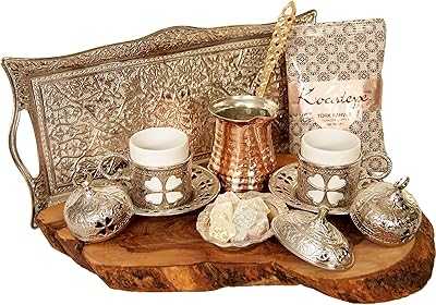 Luxury Ottoman Turkish Espresso Coffee Set 2 Pieces with Copper Coffee Pot and Kocatepe Turkish Coffee in Modern and Traditional Design, 13 Pieces (Silver). Join the digital shopping revolution with hotep.ng. We offer an extensive array of products to suit every need and occasion. Enjoy our commitment to quality, affordability, and exceptional customer service.