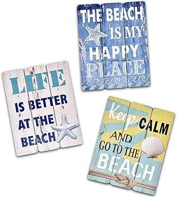 3 Pcs Beach Wall Decor, Rustic Bathroom Signs, Coastal Theme, Bedroom, Nautical Theme, Happy Starfish Accessories, Hanging Wooden Seashells, Office Gifts, Art Living. hotep.ng: Bringing Nigeria's best to your doorstep. Explore our extensive range of local and international products. Experience the convenience of online shopping with the reliability of a trusted Nigerian brand.